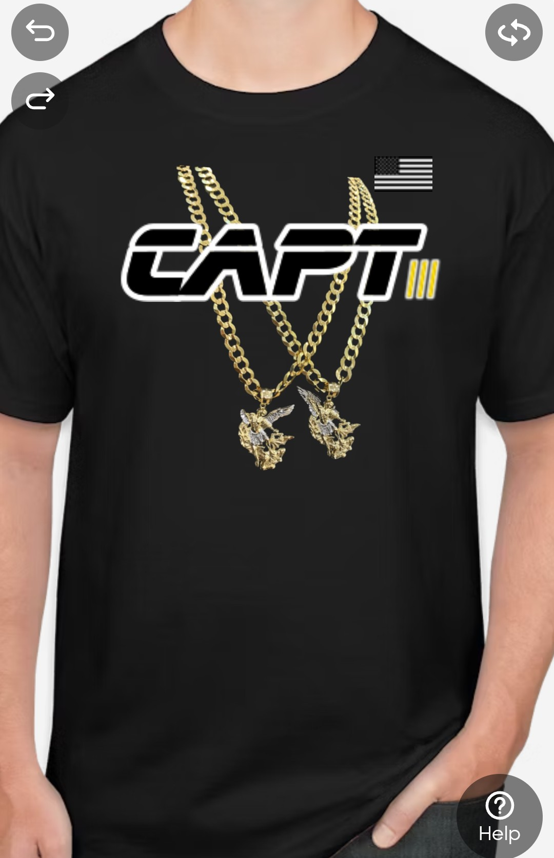 BLACK AND WHITE XCLUSIVE FORCE T-SHIRTS