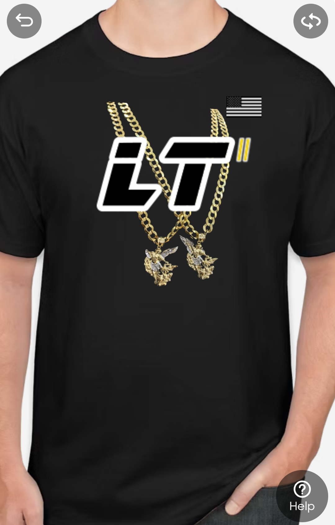 BLACK AND WHITE XCLUSIVE FORCE T-SHIRTS