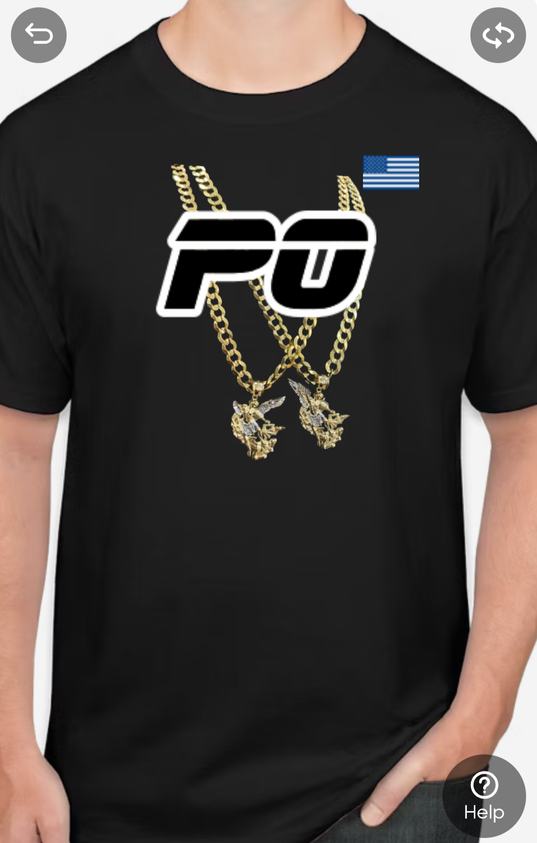 BLACK AND WHITE XCLUSIVE FORCE T-SHIRTS