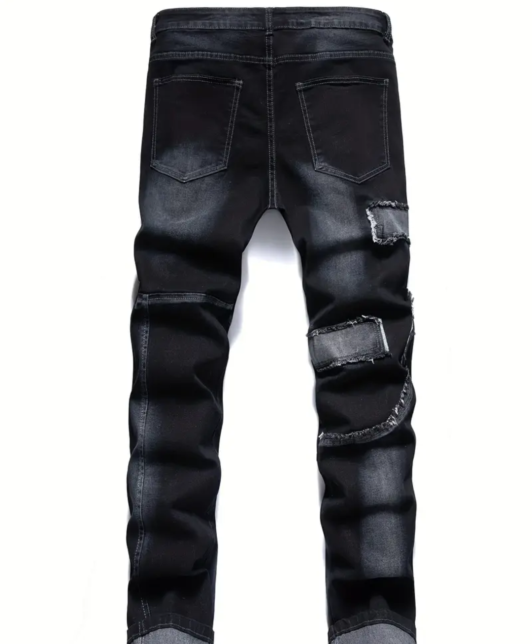 MULTI POCKET BIKER JEANS