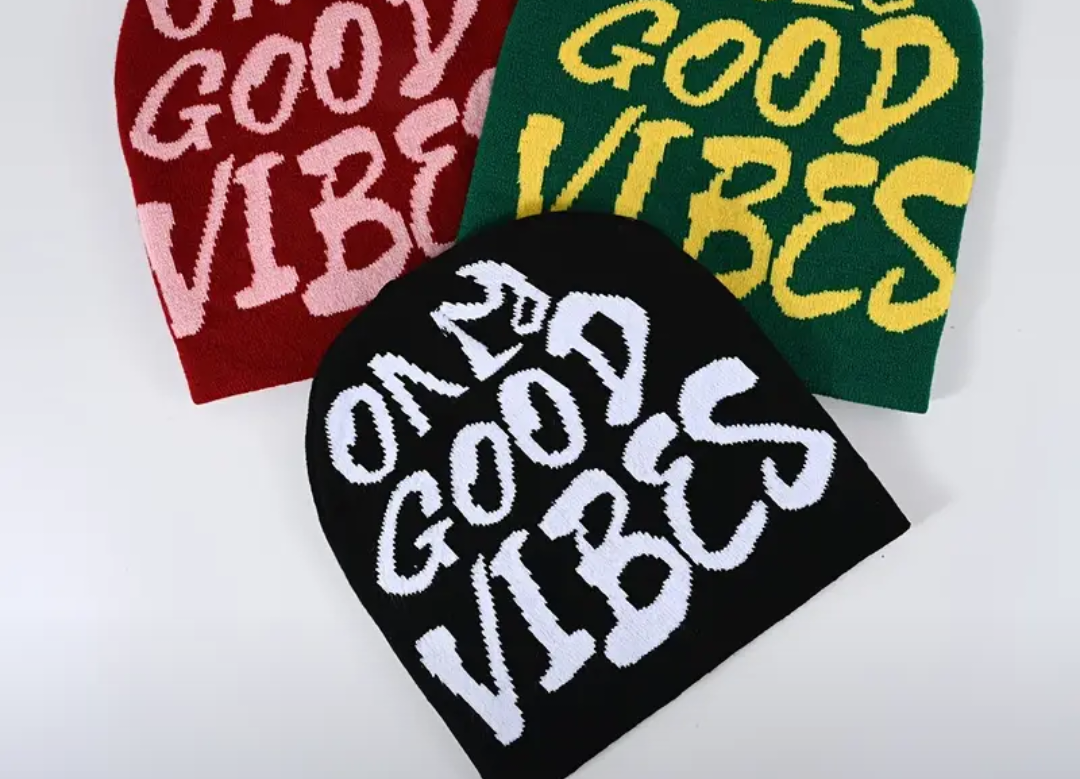 ONLY GOOD VIBES BEANIE