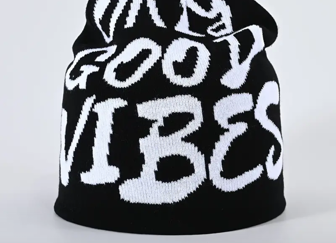 ONLY GOOD VIBES BEANIE