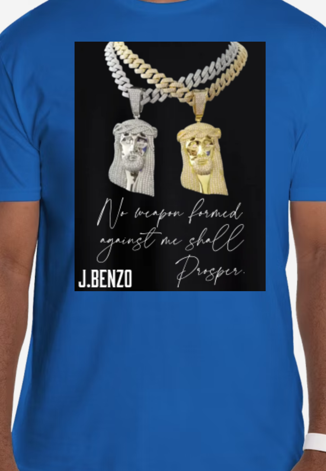 J.benzo Jesus chain pendant print multi colors available. LIMITED STOCK 🚨🚨 DON'T MISS OUT!!!