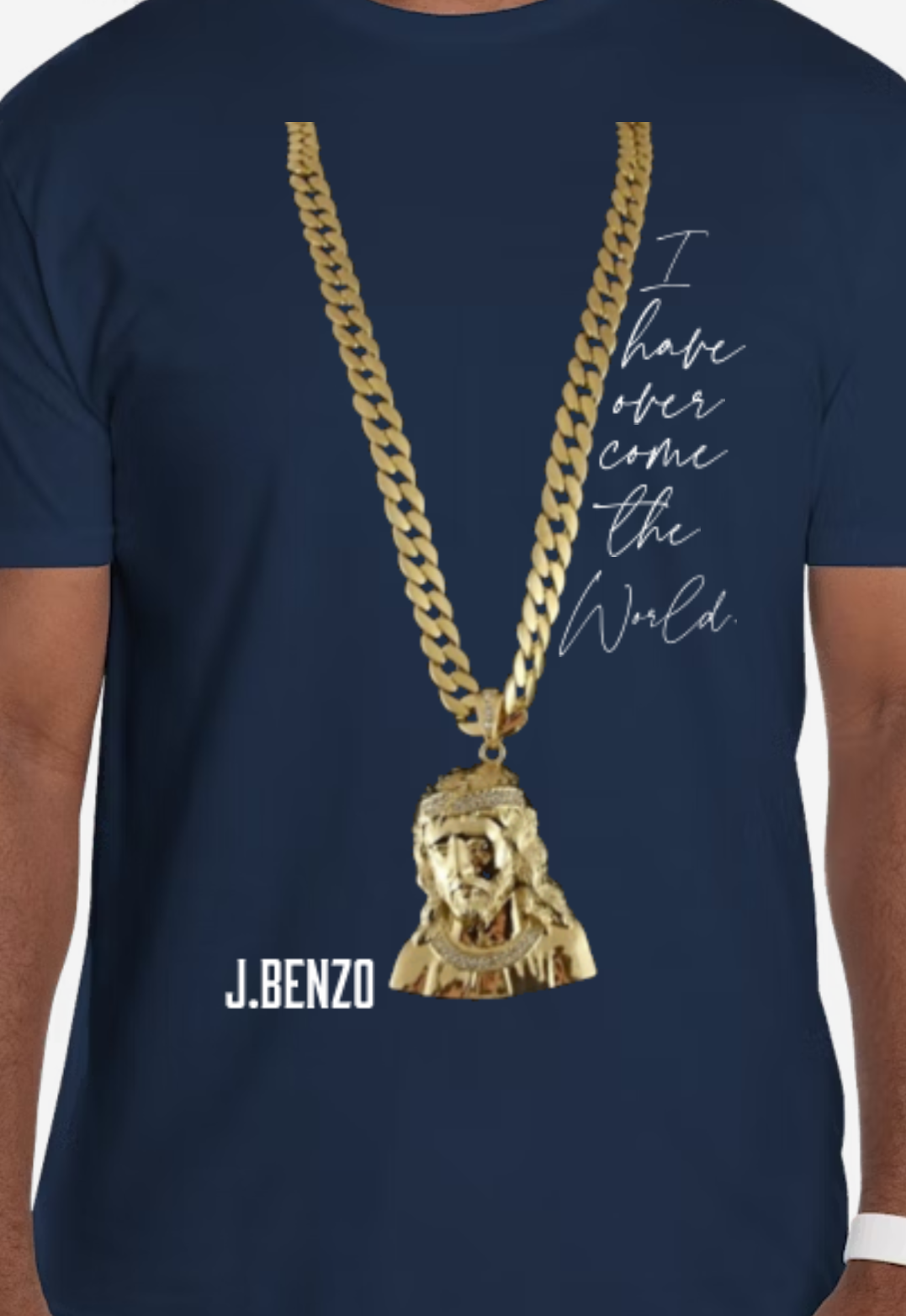 J.benzo gold chain Jesus pendant print multi colors available. LIMITED STOCK 🚨🚨 DON'T MISS OUT!!!